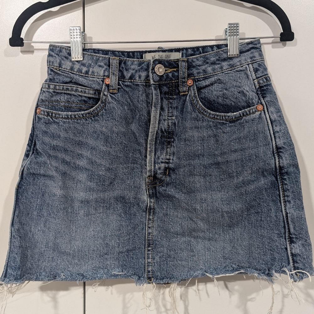 Free People: We The Free Denim Mini Skirt